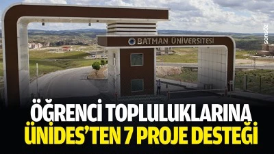 &Ouml;ğrenci topluluklarına &Uuml;NİDES&rsquo;ten 7 proje desteği