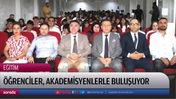 &Ouml;ğrenciler, akademisyenlerle buluşuyor