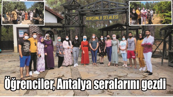&Ouml;ĞRENCİLER, ANTALYA SERALARINI GEZDİ