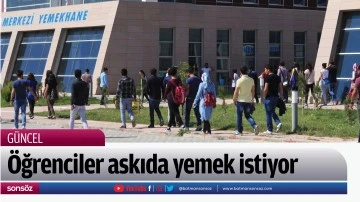 &Ouml;ğrenciler askıda yemek istiyor