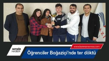&Ouml;ğrenciler Boğazi&ccedil;i&rsquo;nde ter d&ouml;kt&uuml;