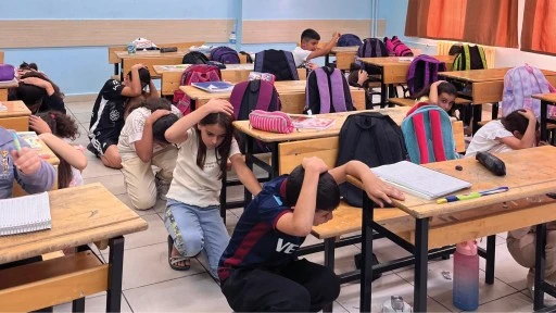 &Ouml;ğrenciler &ccedil;&ouml;k-kapan pratiği yaptı