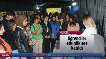 &Ouml;ğrenciler etkinliklere katıldı