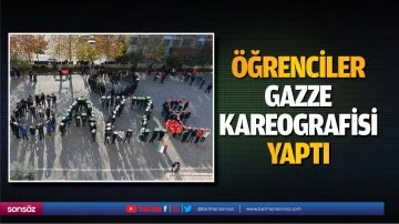 &Ouml;ğrenciler, Gazze kareografisi yaptı