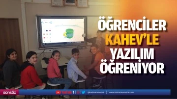 Öğrenciler KAHEV’le yazılım öğreniyor