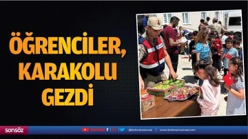&Ouml;ğrenciler, karakolu gezdi