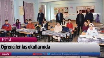 &Ouml;ğrenciler kış okullarında
