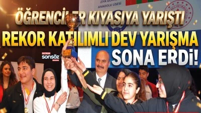 &Ouml;ğrenciler kıyasıya yarıştı