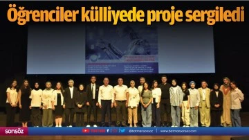 &Ouml;ğrenciler k&uuml;lliyede proje sergiledi
