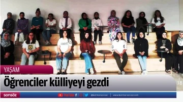 &Ouml;ğrenciler k&uuml;lliyeyi gezdi