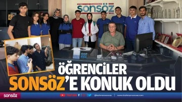 &Ouml;ğrenciler, Sons&ouml;z&rsquo;e konuk oldu