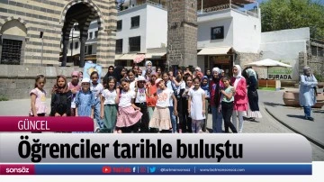 &Ouml;ğrenciler tarihle buluştu