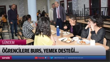 &Ouml;ğrencilere burs, yemek desteği&hellip;