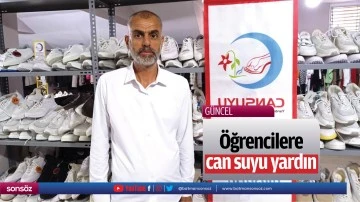&Ouml;ğrencilere can suyu yardım&hellip;