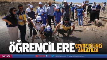 &Ouml;ğrencilere &ccedil;evre bilinci anlatıldı