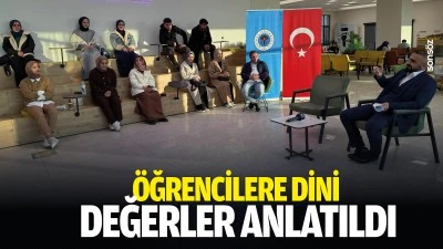 &Ouml;ğrencilere dini değerler anlatıldı