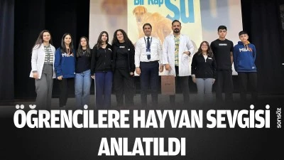 &Ouml;ğrencilere hayvan sevgisi anlatıldı