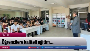 &Ouml;ğrencilere kaliteli eğitim&hellip;