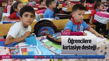 &Ouml;ğrencilere kırtasiye desteği