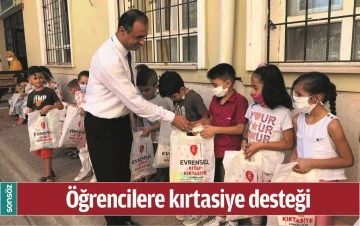 &Ouml;ĞRENCİLERE KIRTASİYE DESTEĞİ