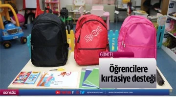 &Ouml;ğrencilere kırtasiye desteği