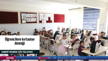 &Ouml;ğrencilere kırtasiye desteği