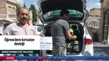 &Ouml;ğrencilere kırtasiye desteği