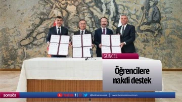 &Ouml;ğrencilere nakdi destek