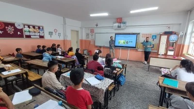 &Ouml;ğrencilere sıfır atık eğitimi verildi