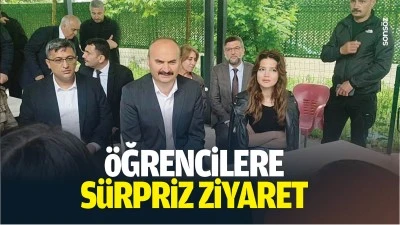 &Ouml;ğrencilere s&uuml;rpriz ziyaret