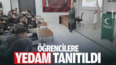 &Ouml;ğrencilere YEDAM tanıtıldı