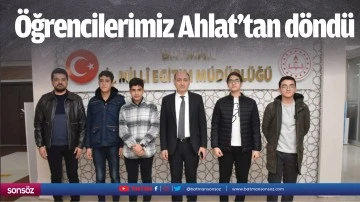 &Ouml;ğrencilerimiz Ahlat&rsquo;tan d&ouml;nd&uuml;