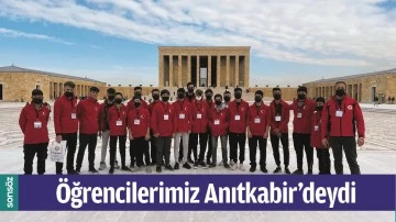 &Ouml;ĞRENCİLERİMİZ ANITKABİR&rsquo;DEYDİ