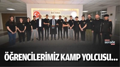 &Ouml;ğrencilerimiz kamp yolcusu&hellip;