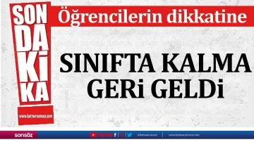 &Ouml;ĞRENCİLERİN DİKKATİNE!