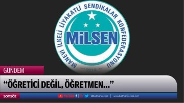&ldquo;&Ouml;ğretici değil, &ouml;ğretmen&hellip;&rdquo;