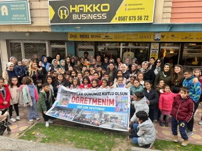 &Ouml;ğretmene s&uuml;rpriz ziyaret