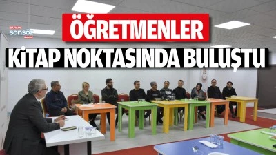 &Ouml;ğretmenler kitap noktasında buluştu