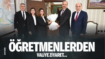 &Ouml;ğretmenlerden valiye ziyaret&hellip;