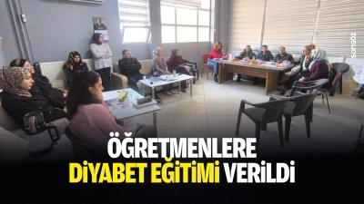 &Ouml;ğretmenlere diyabet eğitimi verildi