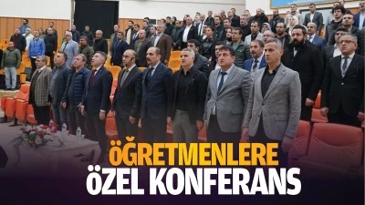 &Ouml;ğretmenlere &ouml;zel konferans&hellip;