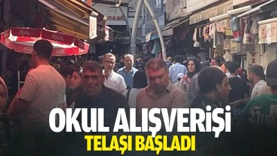 Okul alışverişi telaşı başladı