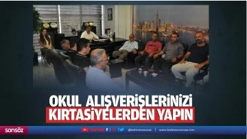 &ldquo;Okul alışverişlerinizi kırtasiyelerden yapın&rdquo;