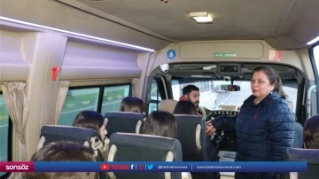 Okul servis ara&ccedil;ları denetlendi