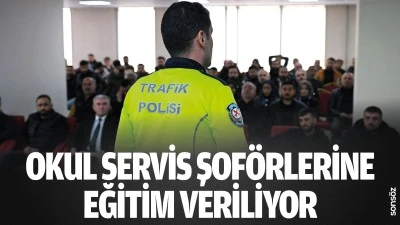 Okul servis şof&ouml;rlerine eğitim veriliyor