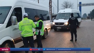 Okul servisleri denetlendi