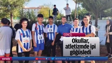 Okullar, atletizmde ipi g&ouml;ğ&uuml;sledi
