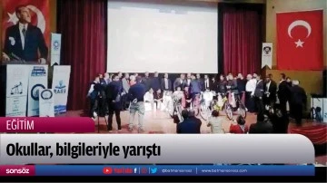 Okullar, bilgileriyle yarıştı