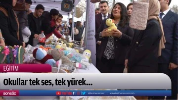 Okullar tek ses, tek y&uuml;rek&hellip;