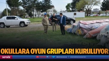 Okullara oyun grupları kuruluyor